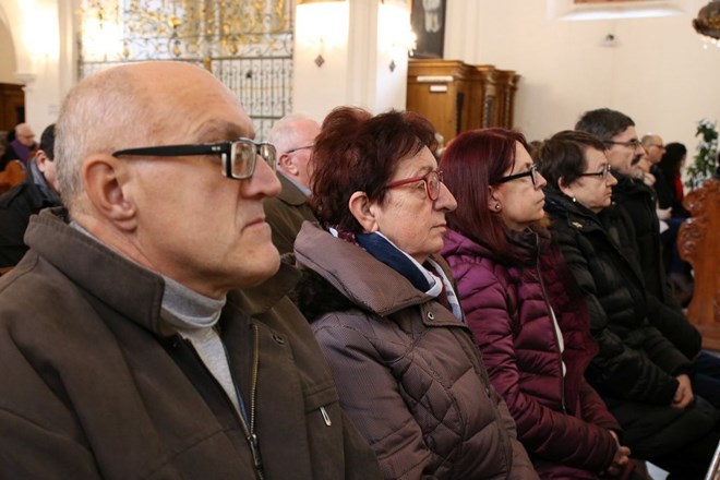 Proslava blagdana sv. Lucije s osobama oštećena vida u varaždinskoj katedrali